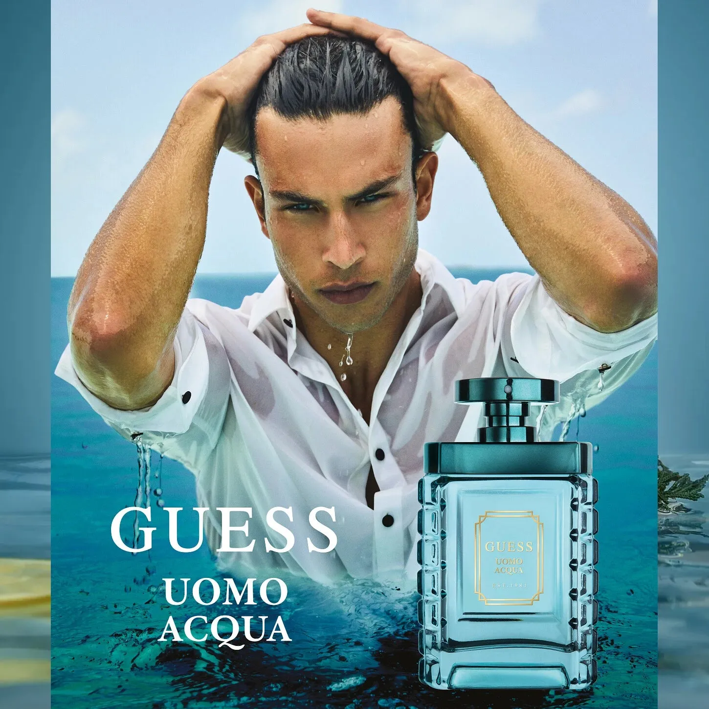 Guess Uomo Acqua 3.4 oz EDT for men