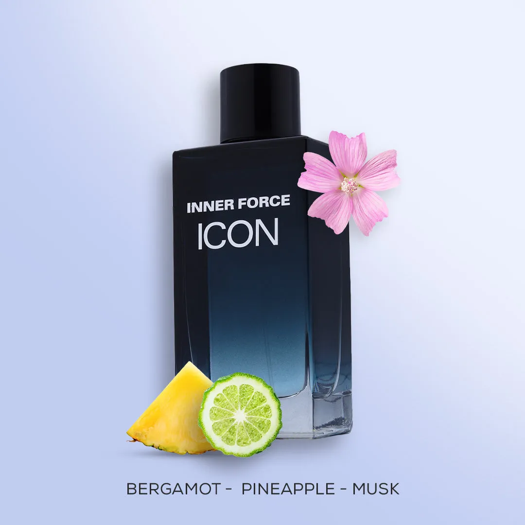 Inner Force Icon For Men by Lorientale Fragrances Eau de Parfum Spray 3.4 oz