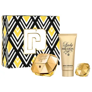 Lady Million by Paco Rabanne 80ml EDP 3 Piece Gift Set