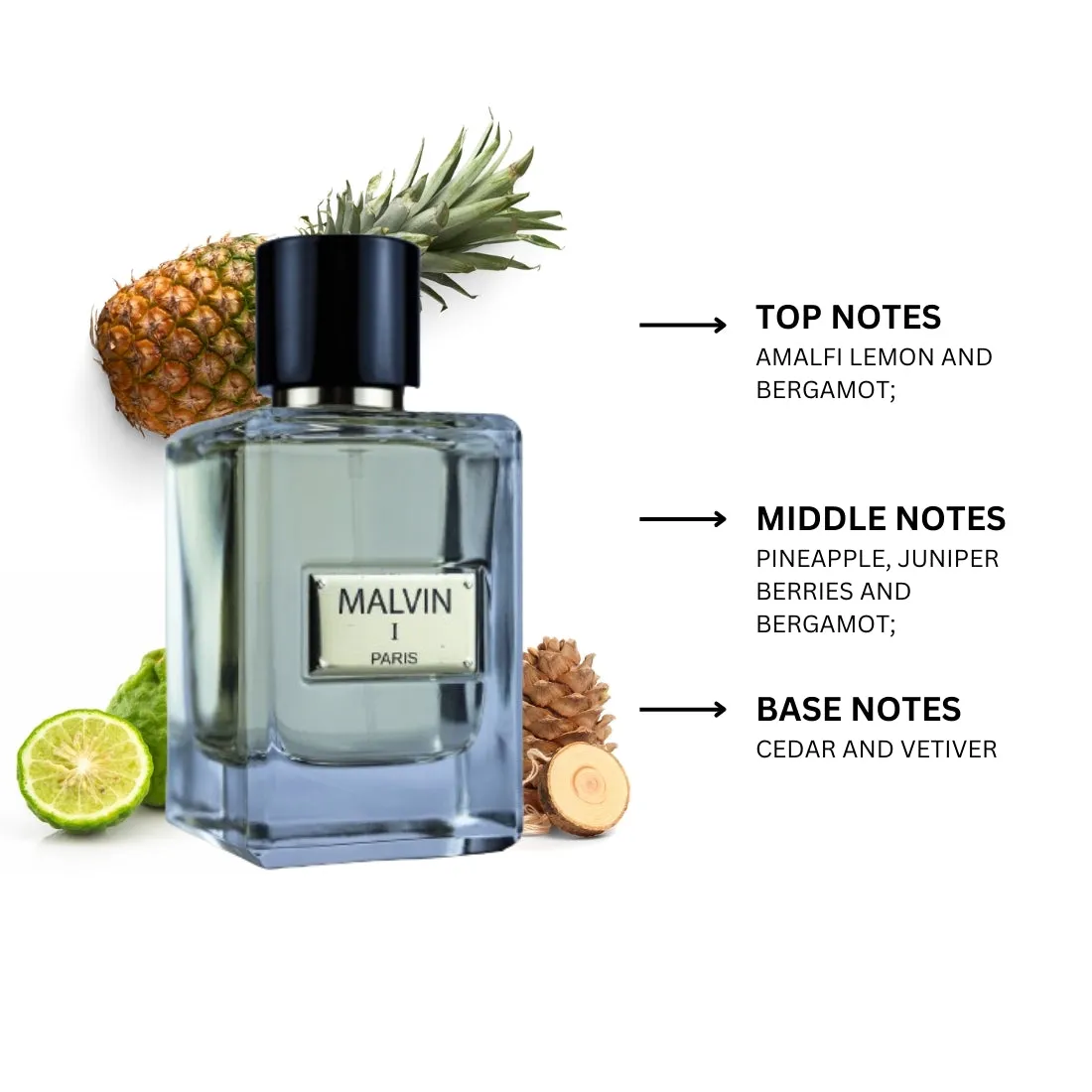 Malvin I for Men By Lorientale Fragrances Eau de Parfum 3.4 oz