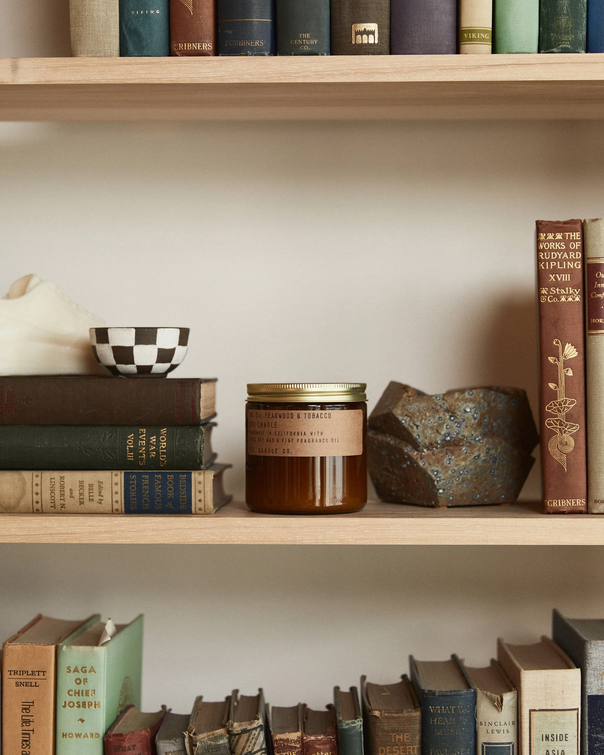 P.F. Candle Co. 12.5oz Large Concentrated Candle - Teakwood & Tobacco