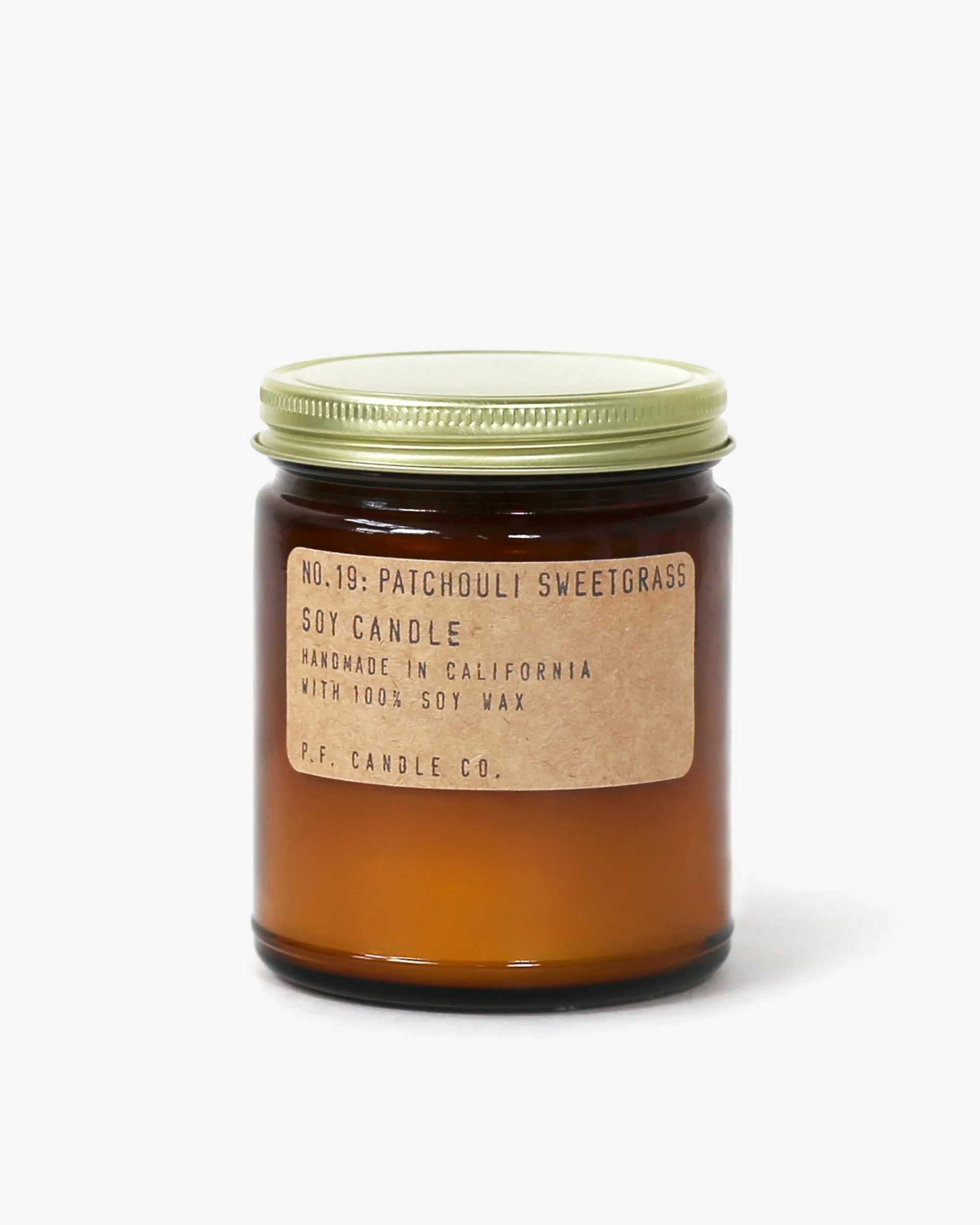 P.F. Candle Co. 7.2oz Standard Jar Candle - Patchouli Sweetgrass