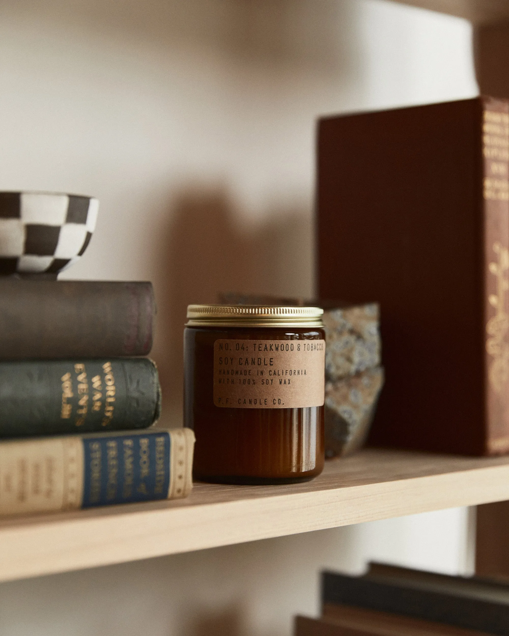 P.F. Candle Co. 7.2oz Standard Jar Candle - Teakwood & Tobacco