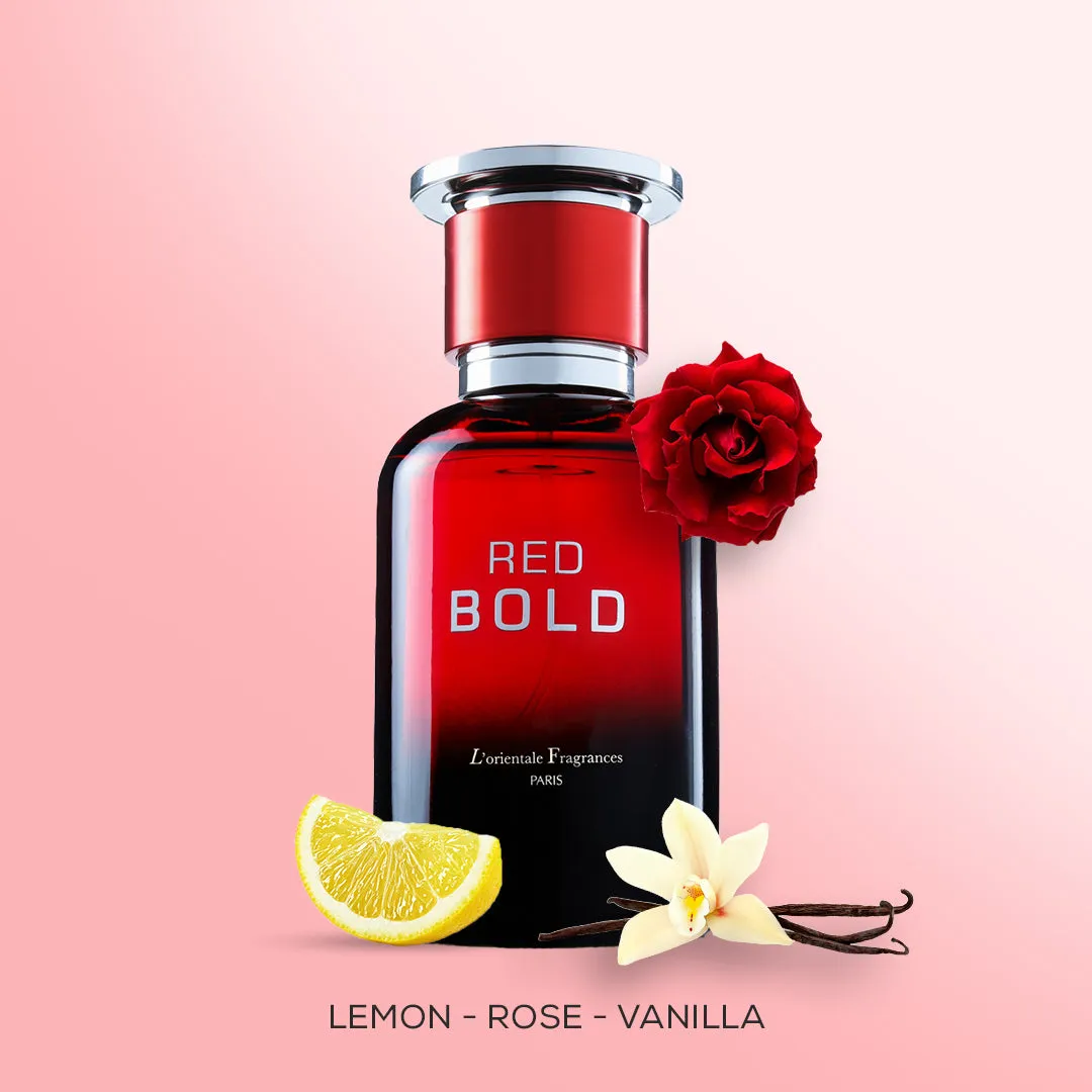 Red Bold for Men By Lorientale Fragrances Eau de Parfum Spray 3.3 oz